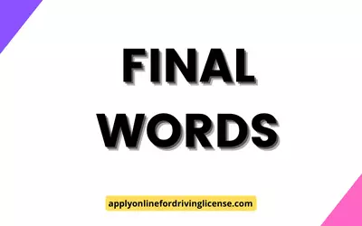 final-words-for-driver-license-checklist